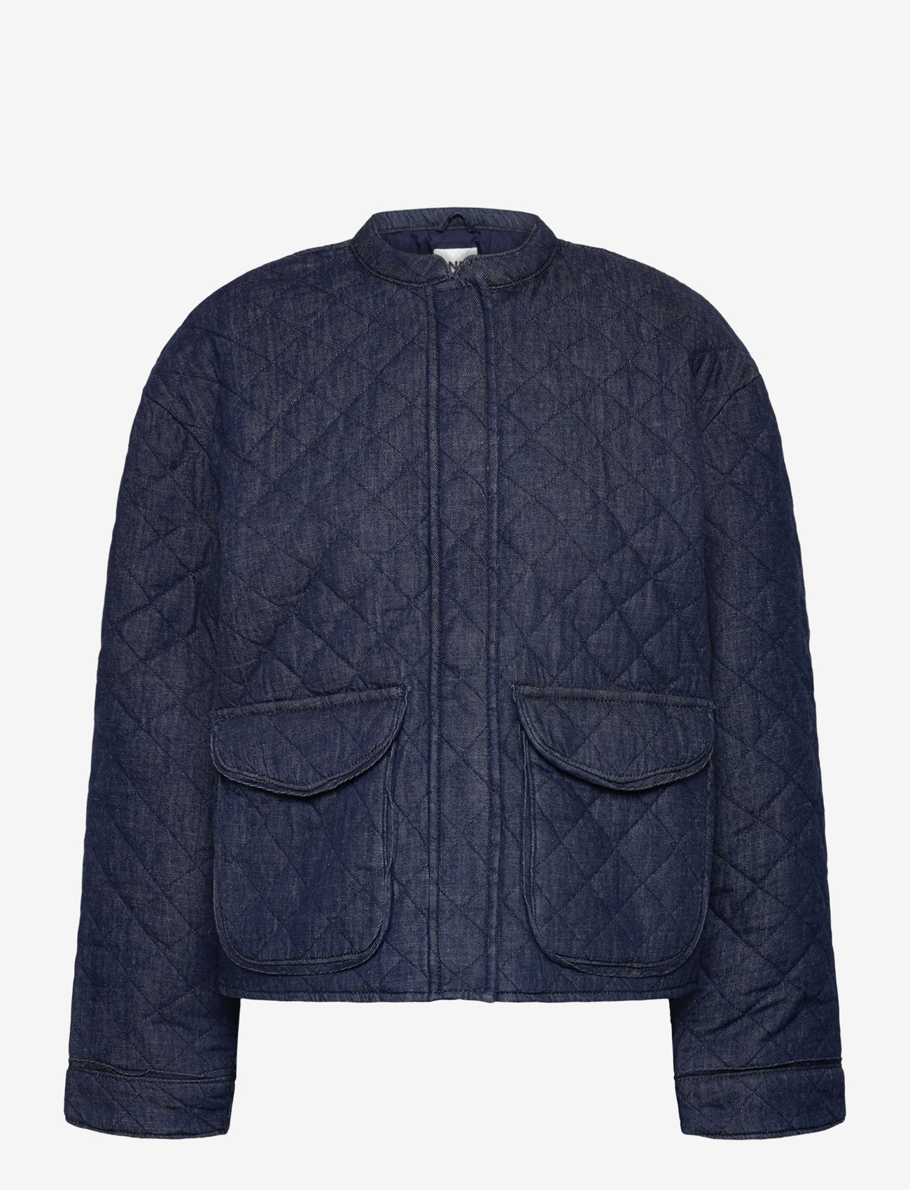 ONLY - ONLHALLIE QUILTED DNM JACKET AKM NOOS - forårsjakker - dark blue denim - 1