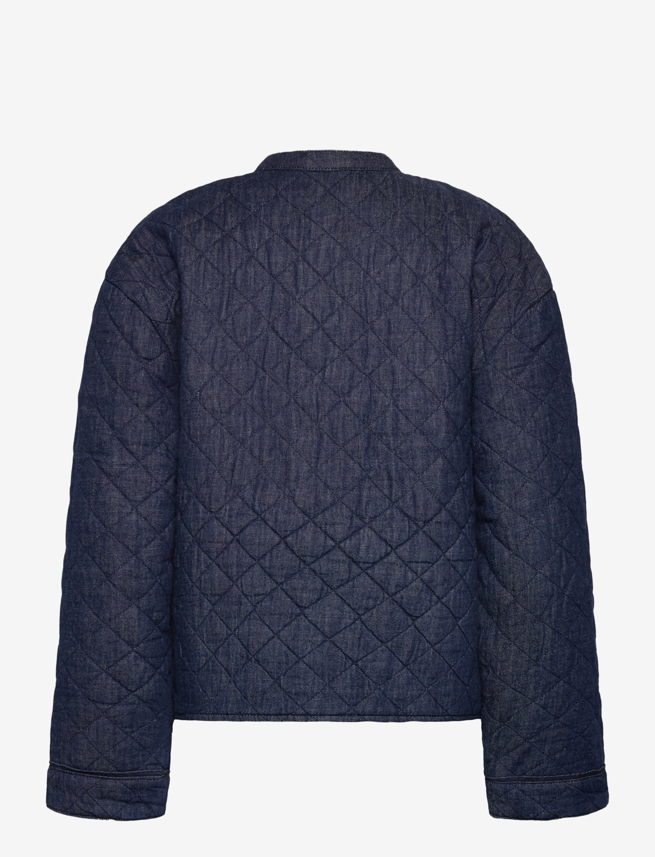 ONLY - ONLHALLIE QUILTED DNM JACKET AKM NOOS - forårsjakker - dark blue denim - 2