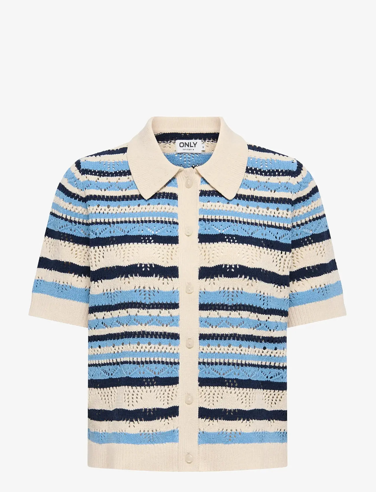ONLY - ONLLULA POLO S/S CARDIGAN KNT NOOS - cardigans - allure - 1