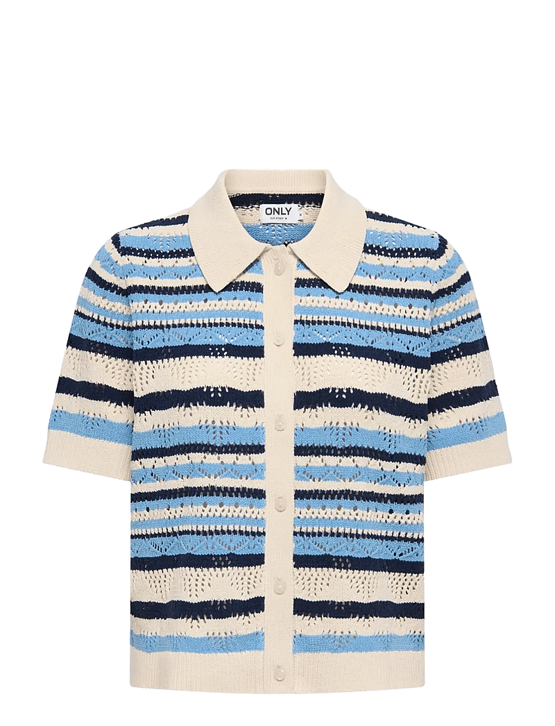 ONLY - ONLLULA POLO S/S CARDIGAN KNT NOOS - cardigans - allure - 1