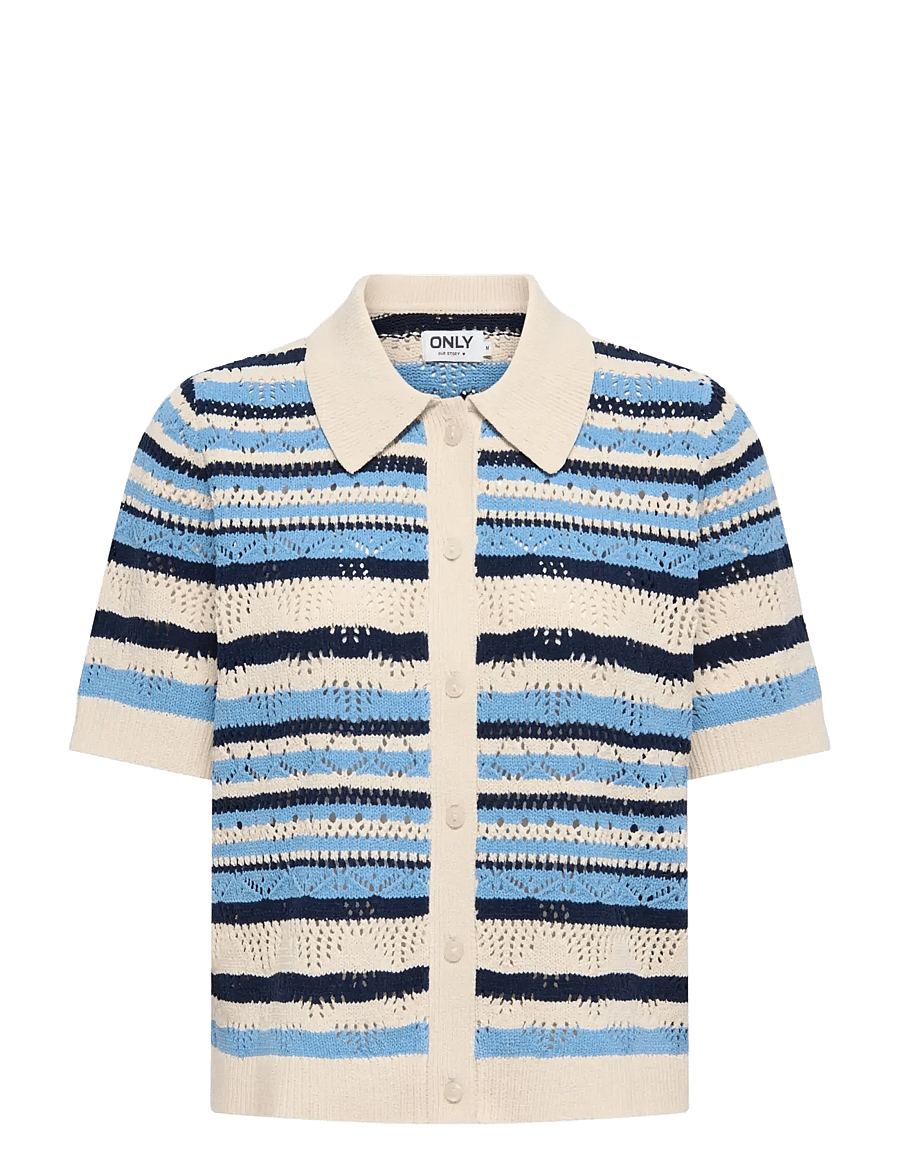 ONLY - ONLLULA POLO S/S CARDIGAN KNT NOOS - cardigans - allure - 1