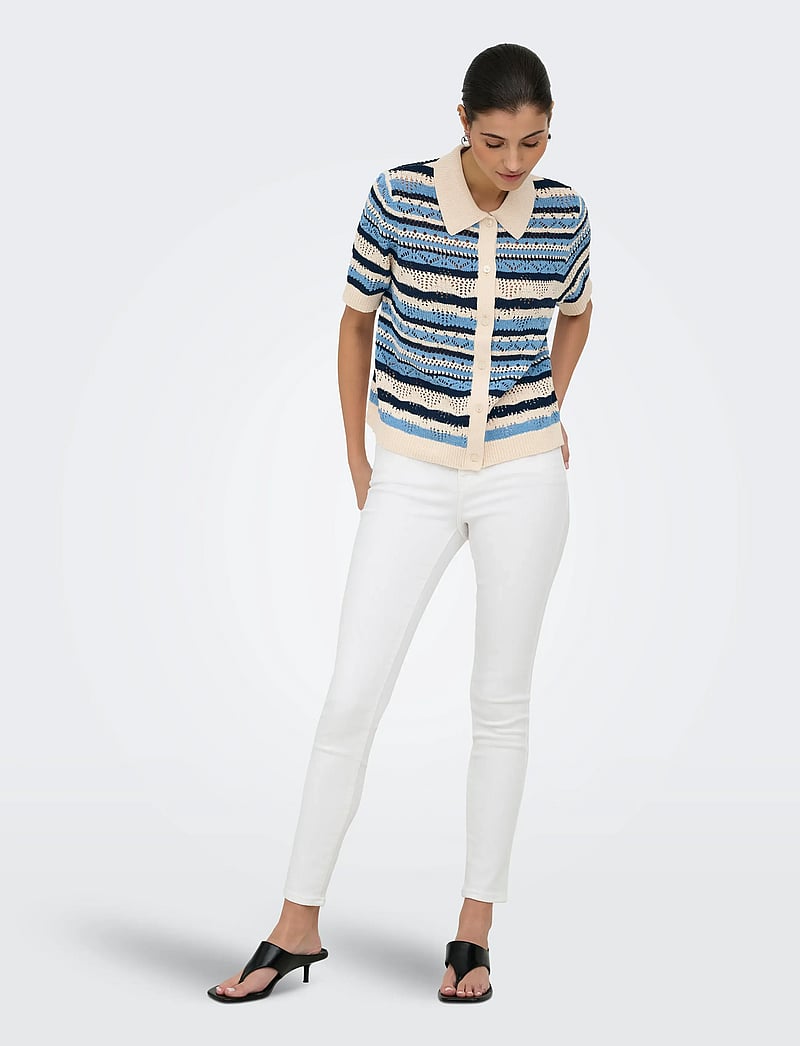 ONLY - ONLLULA POLO S/S CARDIGAN KNT NOOS - cardigans - allure - 4