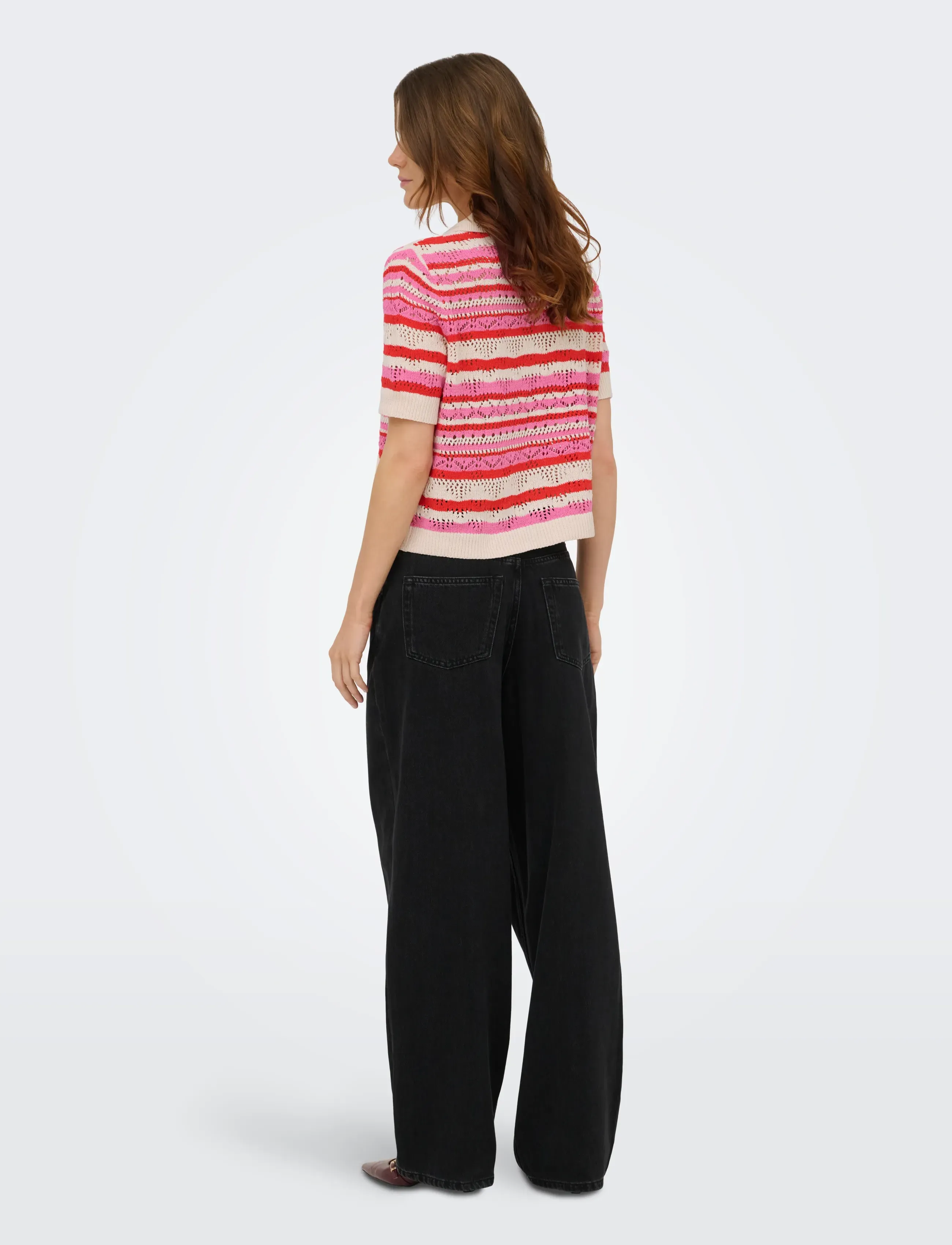 Onllula Polo S/S Cardigan Knt Noos 2
