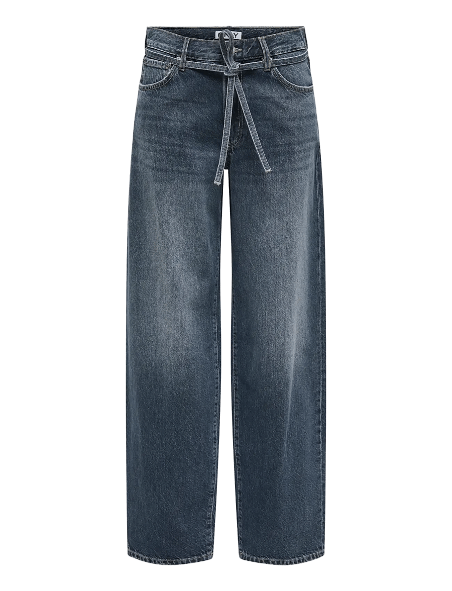 ONLY - ONLGIANNA MW STRAIGHT DNM DOT003 NOOS - special blue grey denim - 1