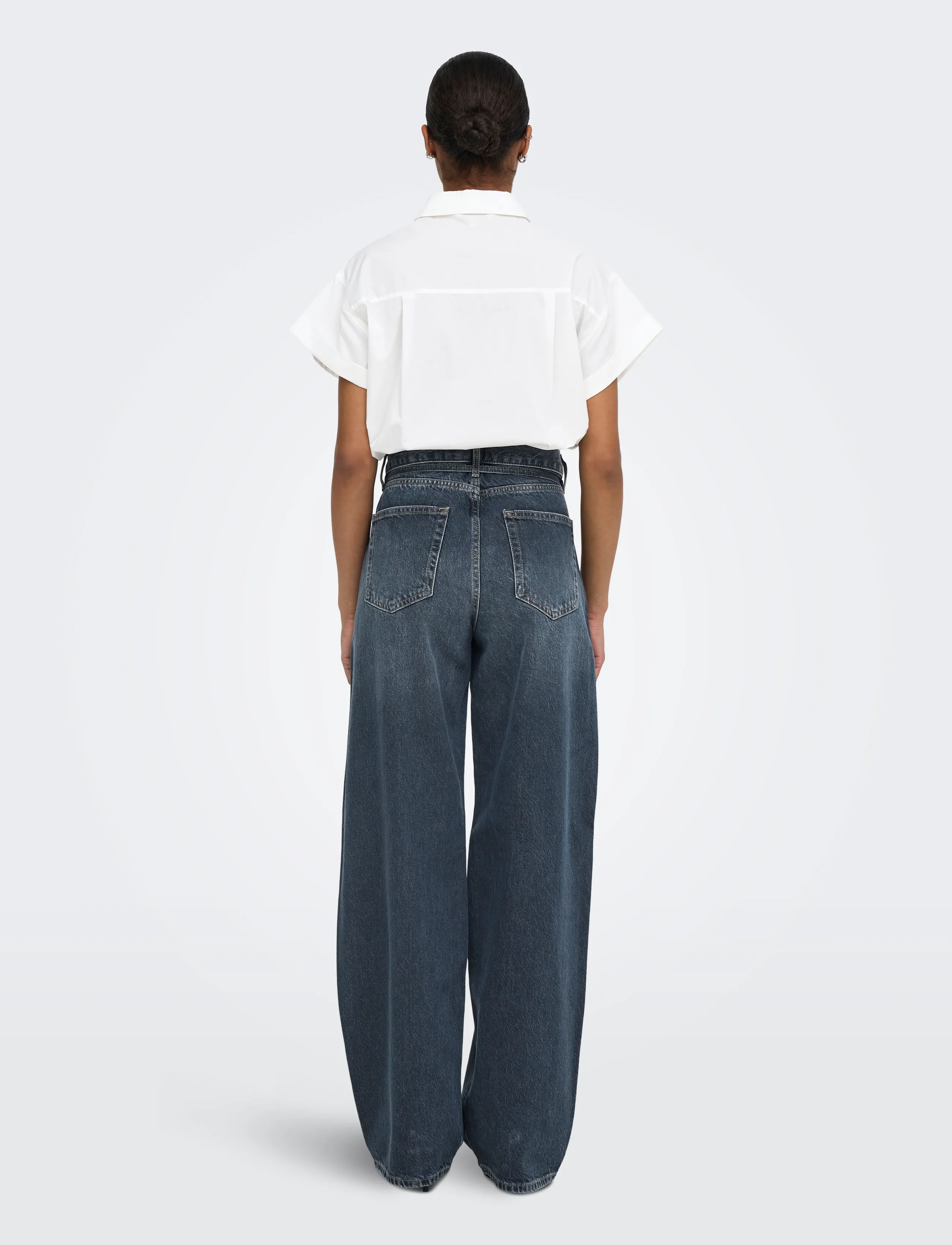 ONLY - ONLGIANNA MW STRAIGHT DNM DOT003 NOOS - special blue grey denim - 3