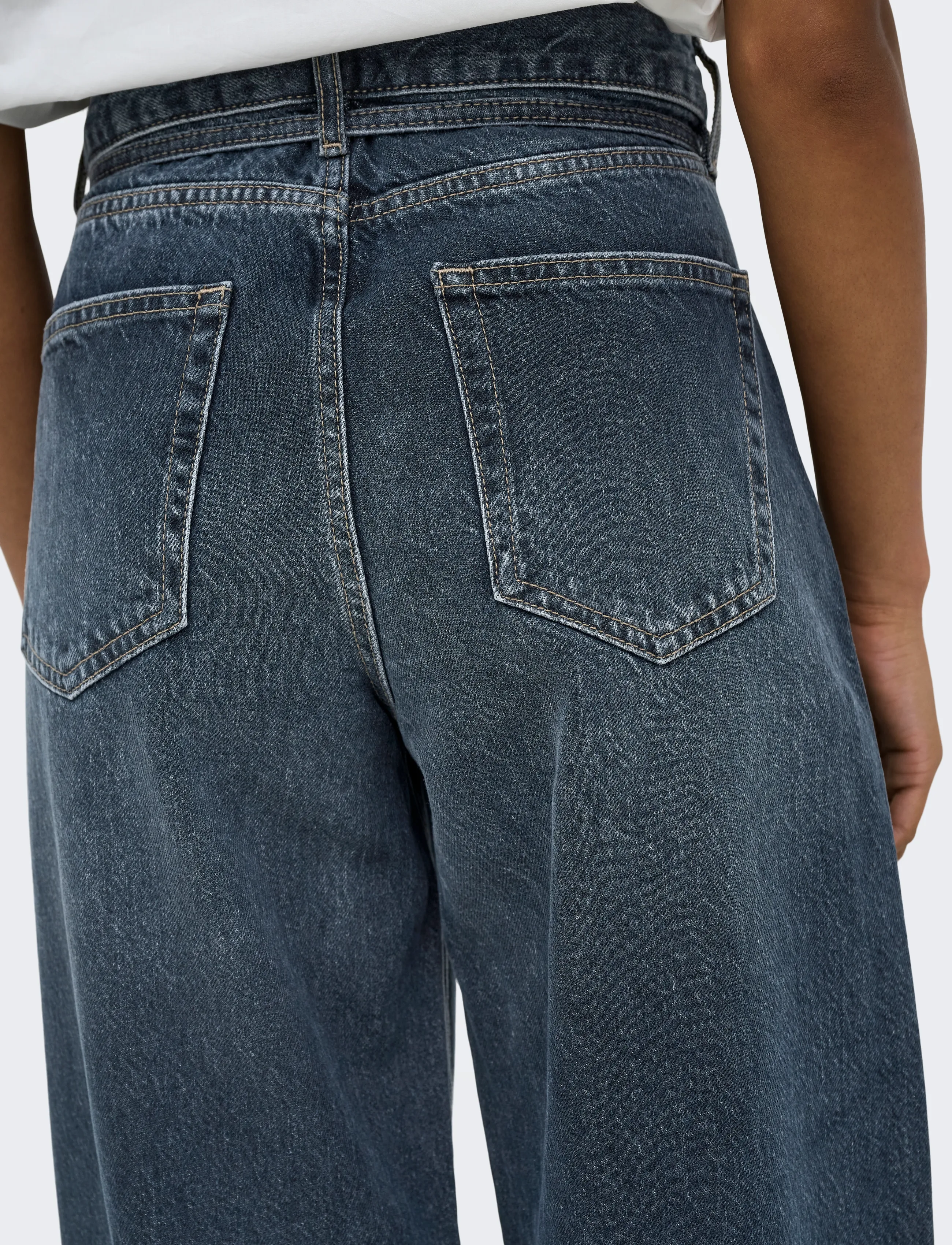 ONLY Onlgianna Mw Straight Dnm Dot003 Noos raka jeans dam – bild 6