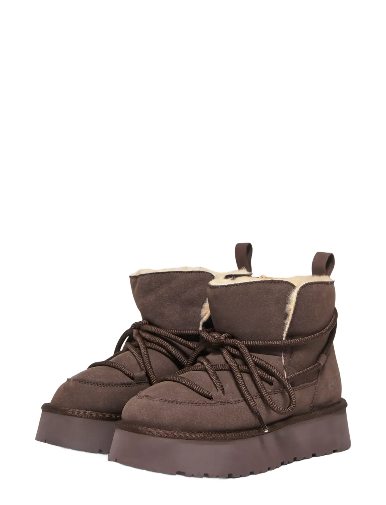 ONLY - ONLFAN FELICIA LACE TEDDY PLATFORM BOOT - bracken - 2