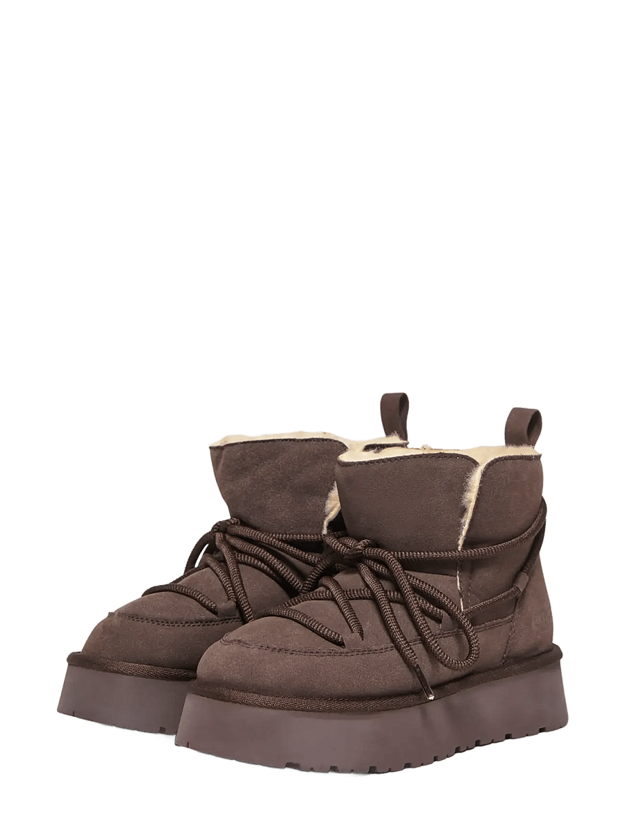 ONLY - ONLFAN FELICIA LACE TEDDY PLATFORM BOOT - bracken - 2