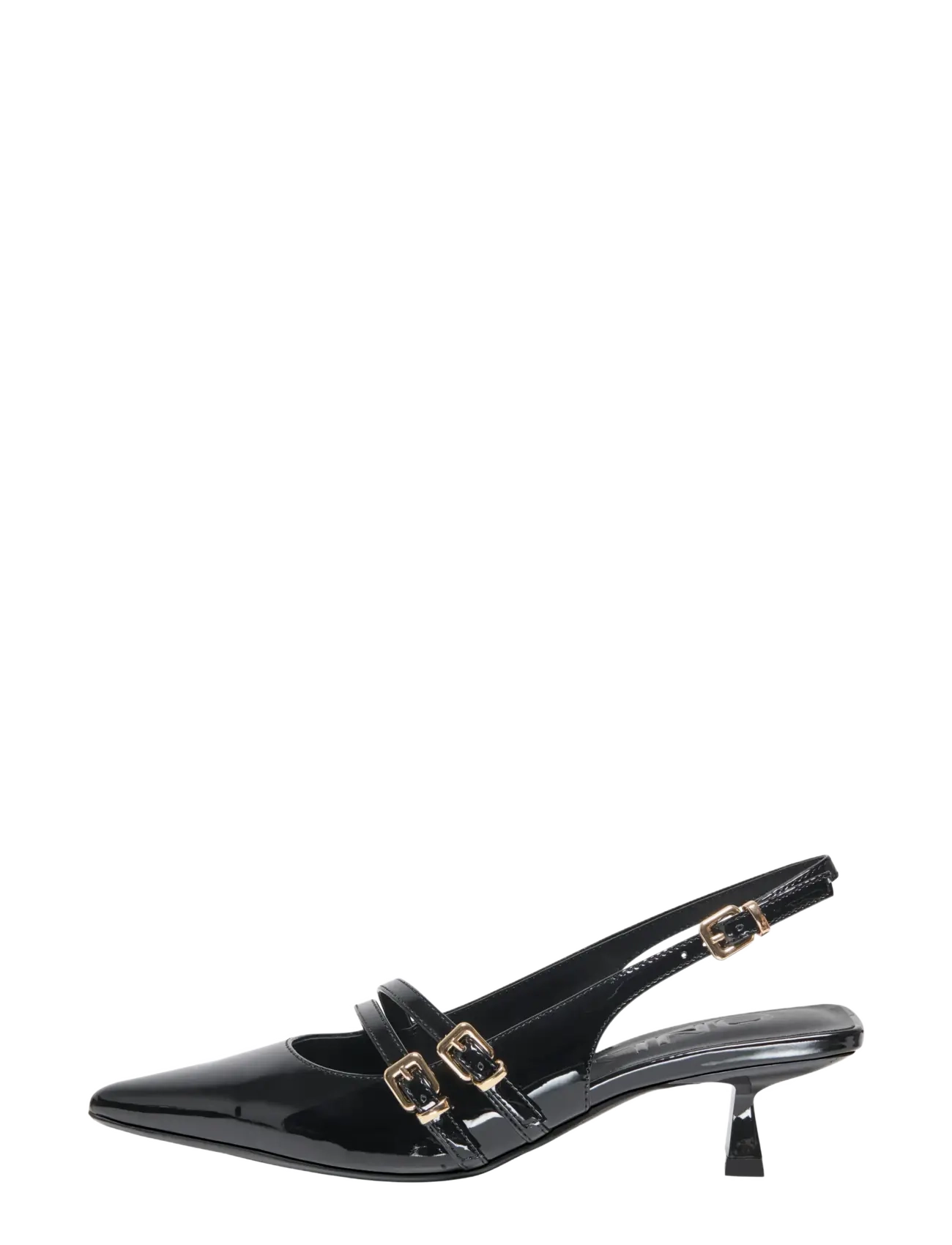 ONLY Onlcoco-8 Buckle Slingback Pump, Kvinder, Spænde Slingback Pumps, Sort, Str: 36