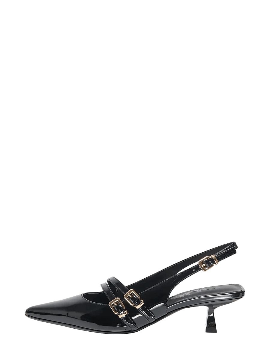 ONLY - ONLCOCO-8 BUCKLE SLINGBACK PUMP - slingbacks med hæle - black - 0