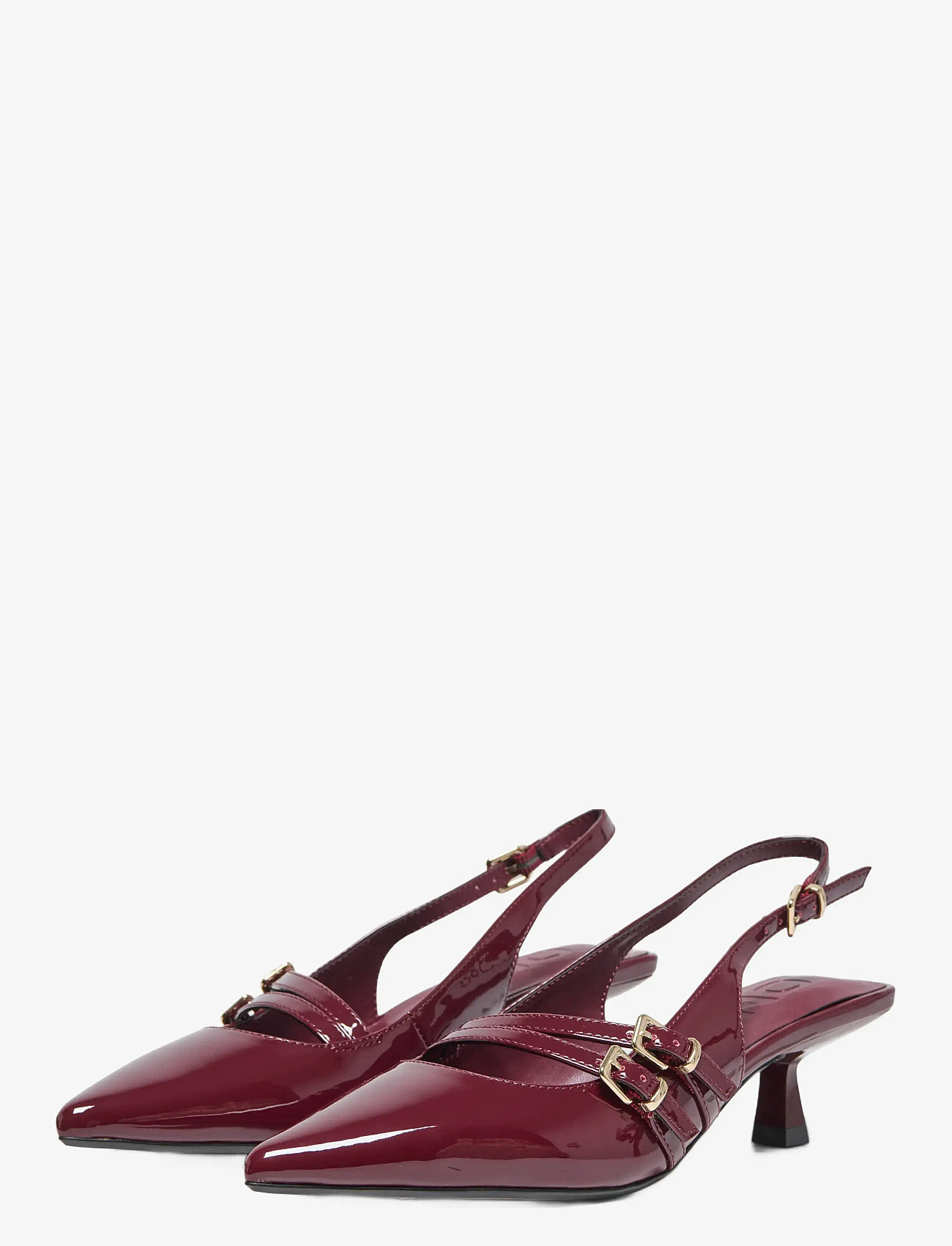 ONLY - ONLCOCO-8 BUCKLE SLINGBACK PUMP - burgundy - 2