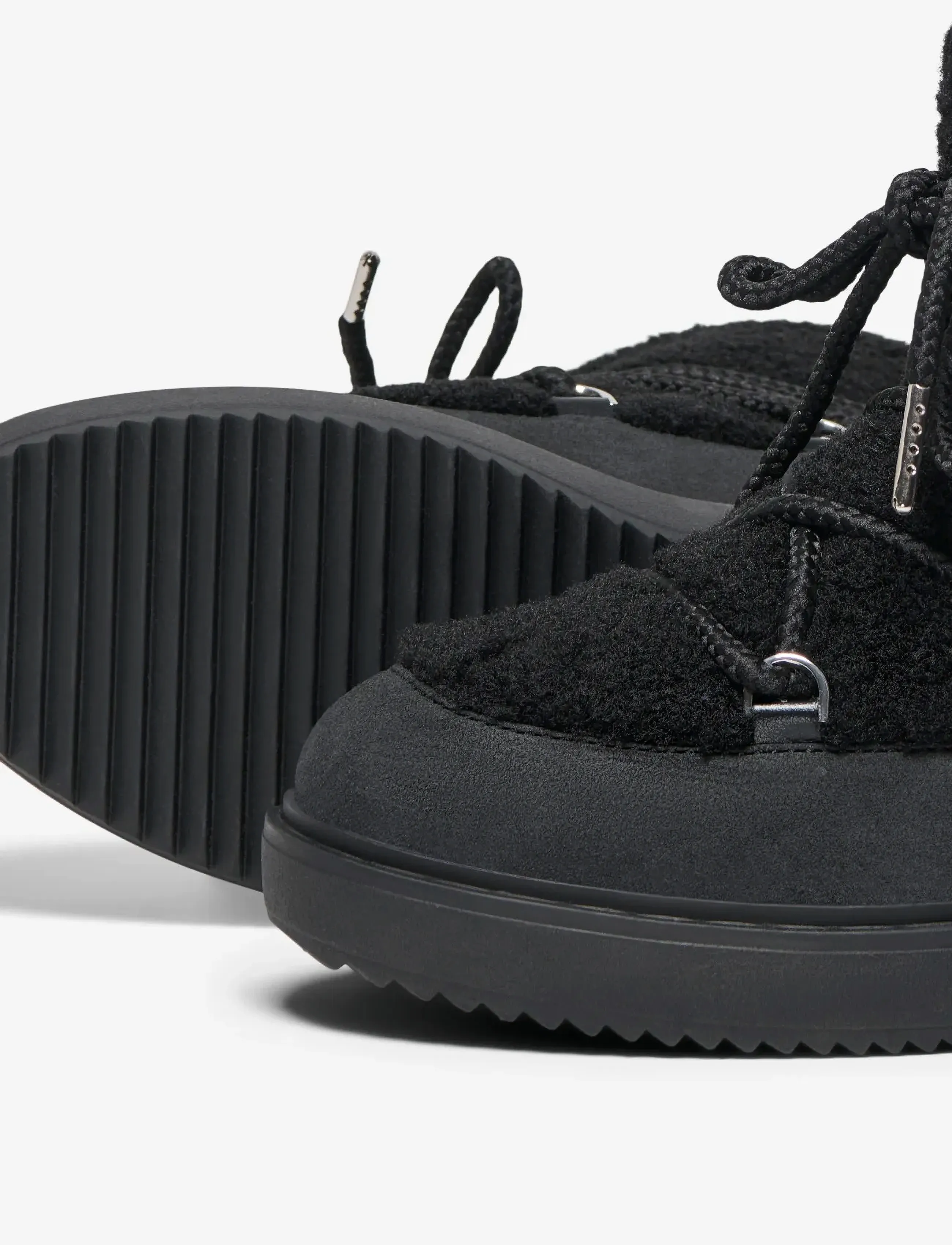 ONLY - ONLSTORMAZY-1 WARM - buty sznurowane - black - 4