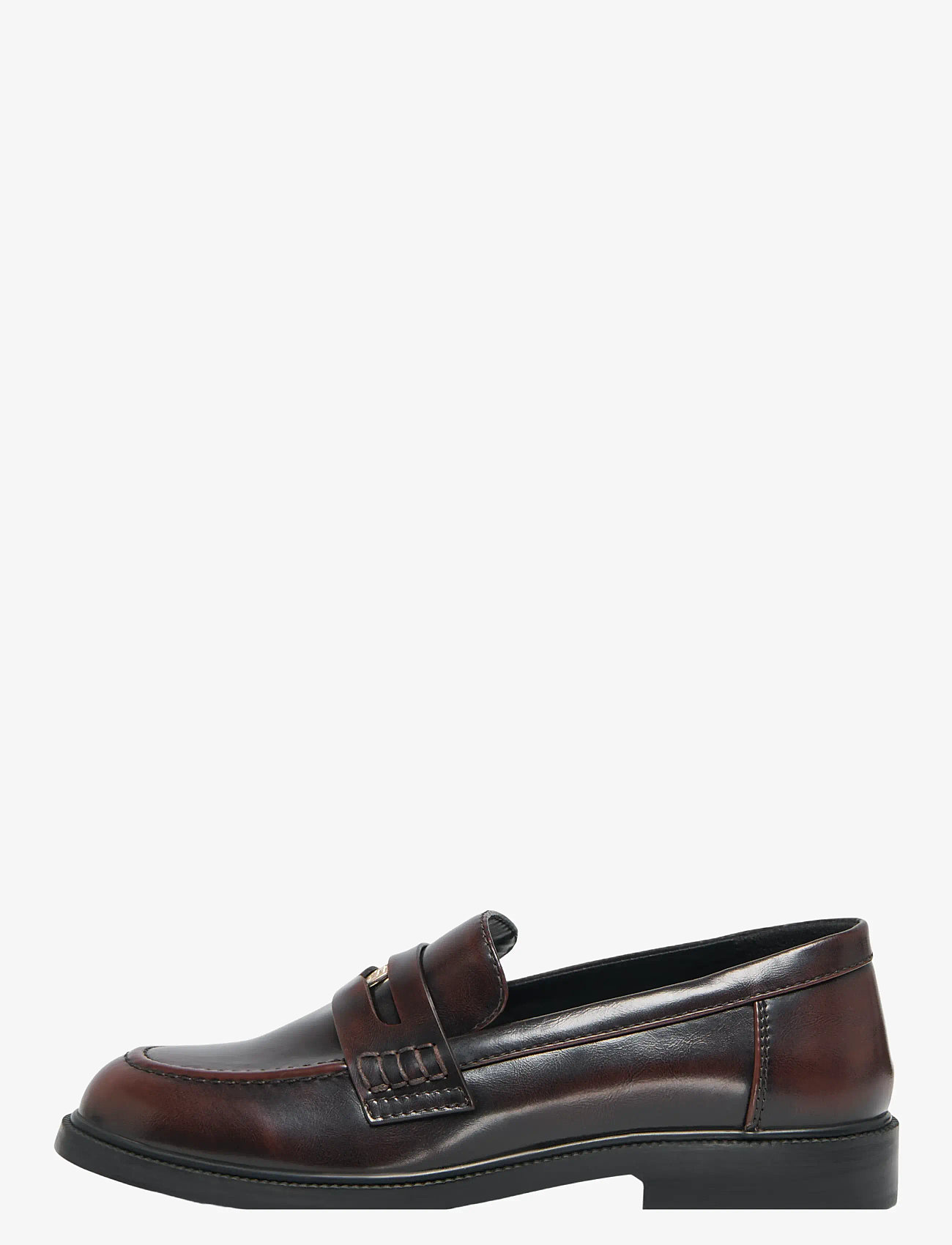 ONLY - ONLLUX-12 BUTTON LOAFER - decadent chocolate - 0