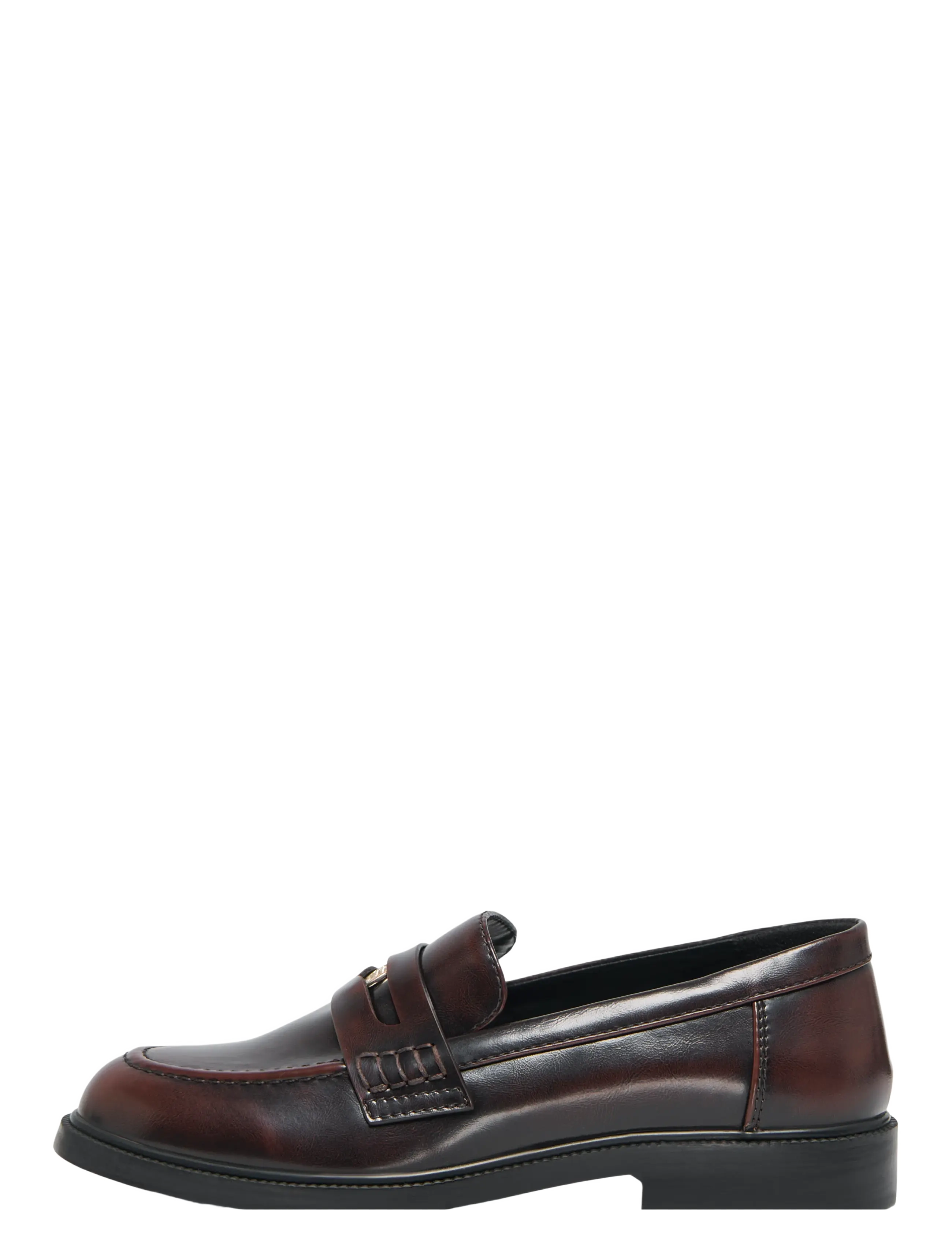 ONLY ONLLUX-12 BUTTON LOAFER NOOS - Modern femininity - DECADENT CHOCOLATE / brown