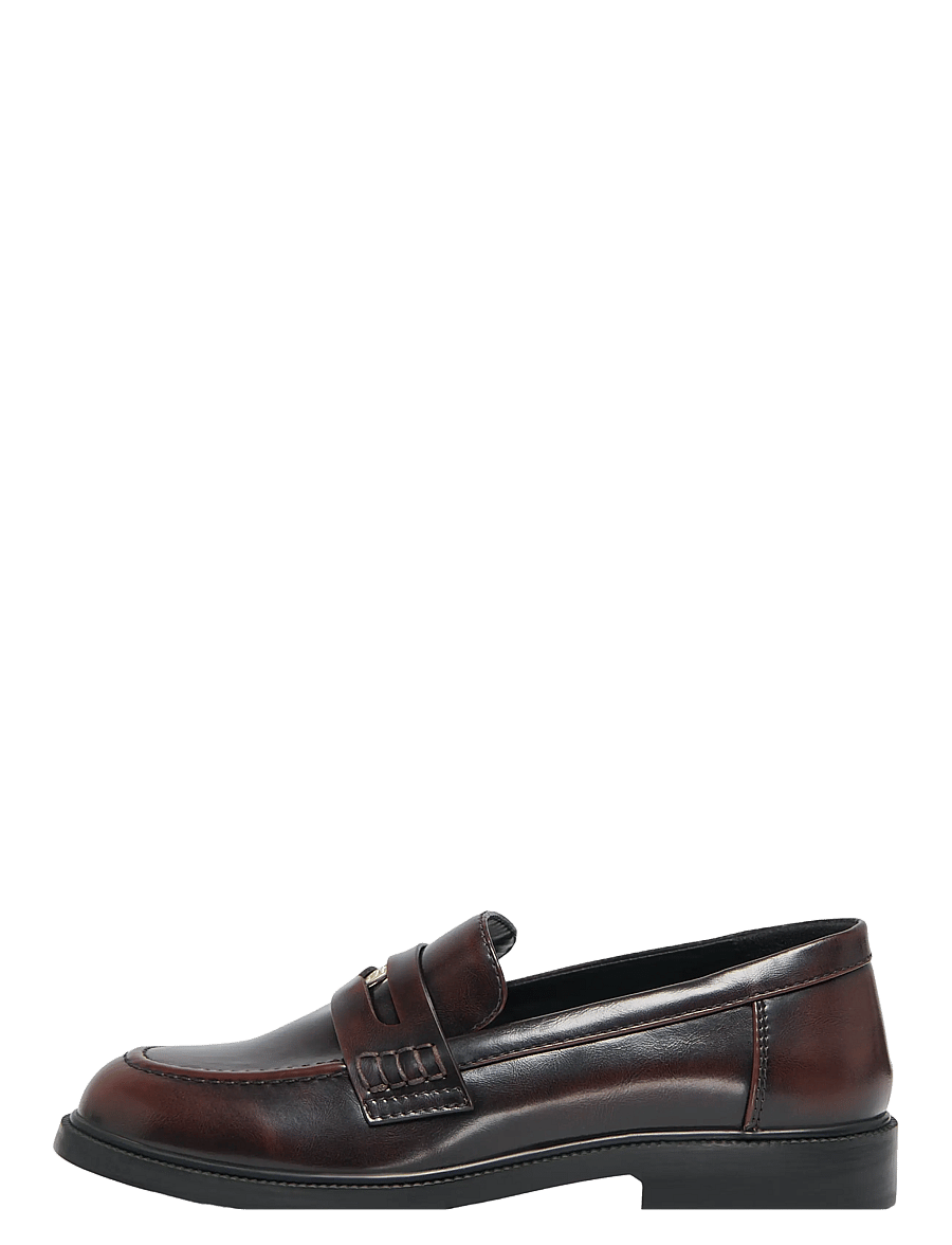 ONLY - ONLLUX-12 BUTTON LOAFER NOOS - decadent chocolate - 1