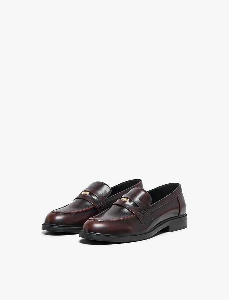 ONLY - ONLLUX-12 BUTTON LOAFER - erilised sündmused - decadent chocolate - 4