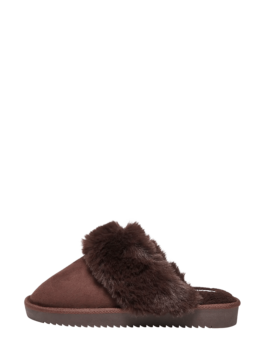 ONLY - ONLCATH TEDDY HOMESLIPPER NOOS - flache pantoletten - tiramisu - 0