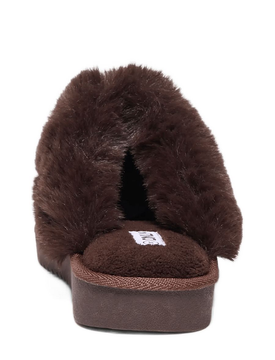 ONLY - ONLCATH TEDDY HOMESLIPPER NOOS - flache pantoletten - tiramisu - 3