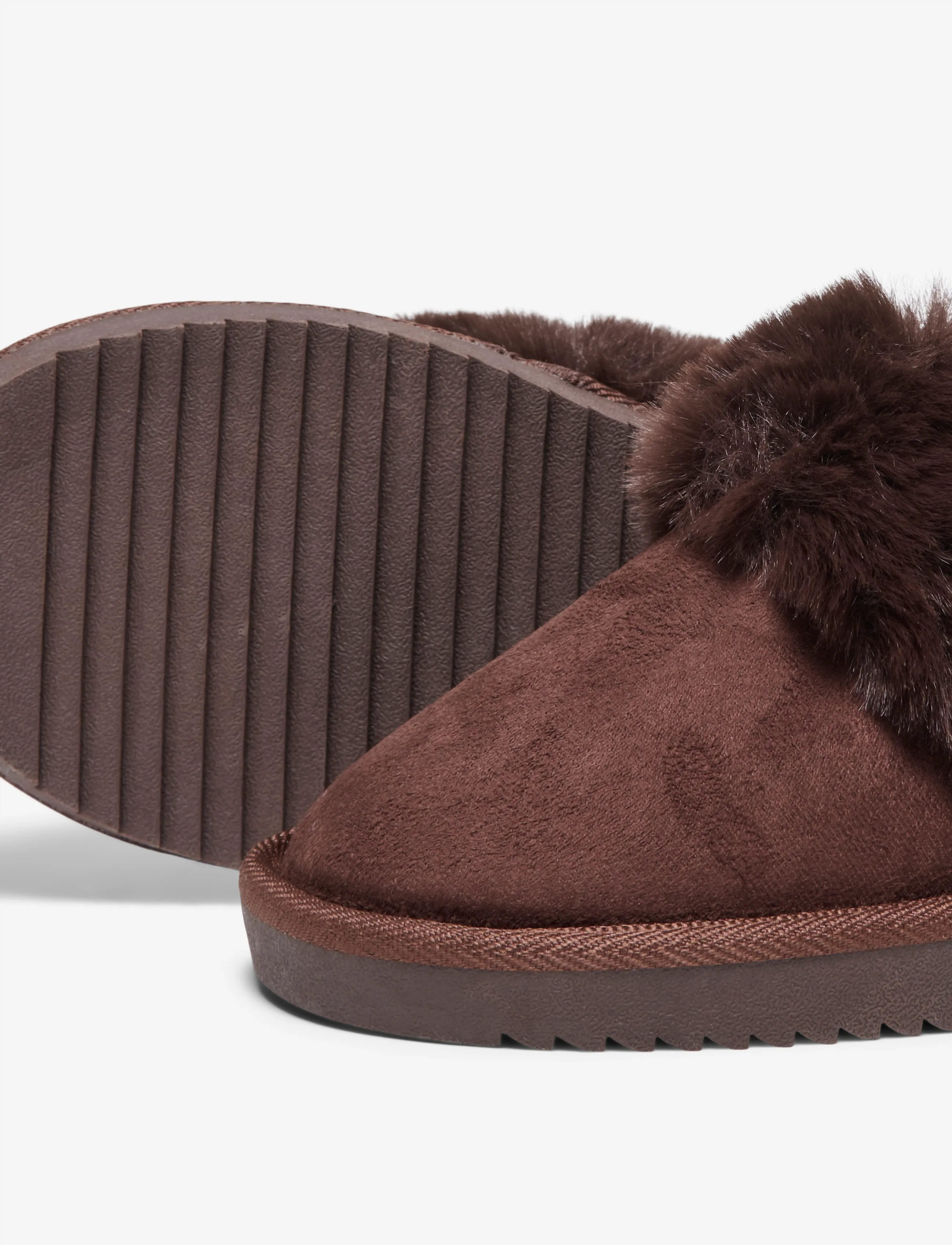 ONLY - ONLCATH TEDDY HOMESLIPPER NOOS - madalad muula-kingad - tiramisu - 4