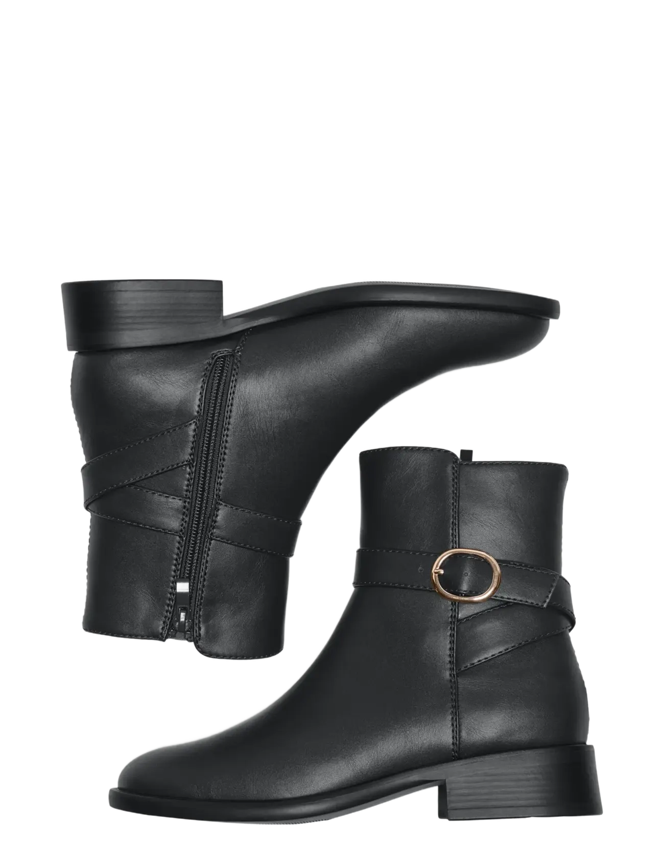 ONLY - ONLBENNI-2 BUCKLE BOOT - black - 3