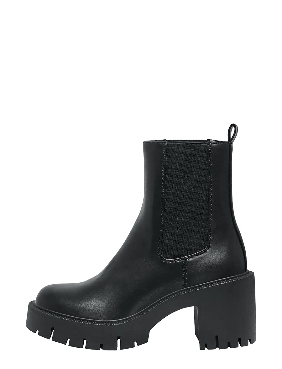ONLY - ONLBLUEBELL-1 CHELSEA BOOT NOOS - kontsaga poolsaapad - black - 0
