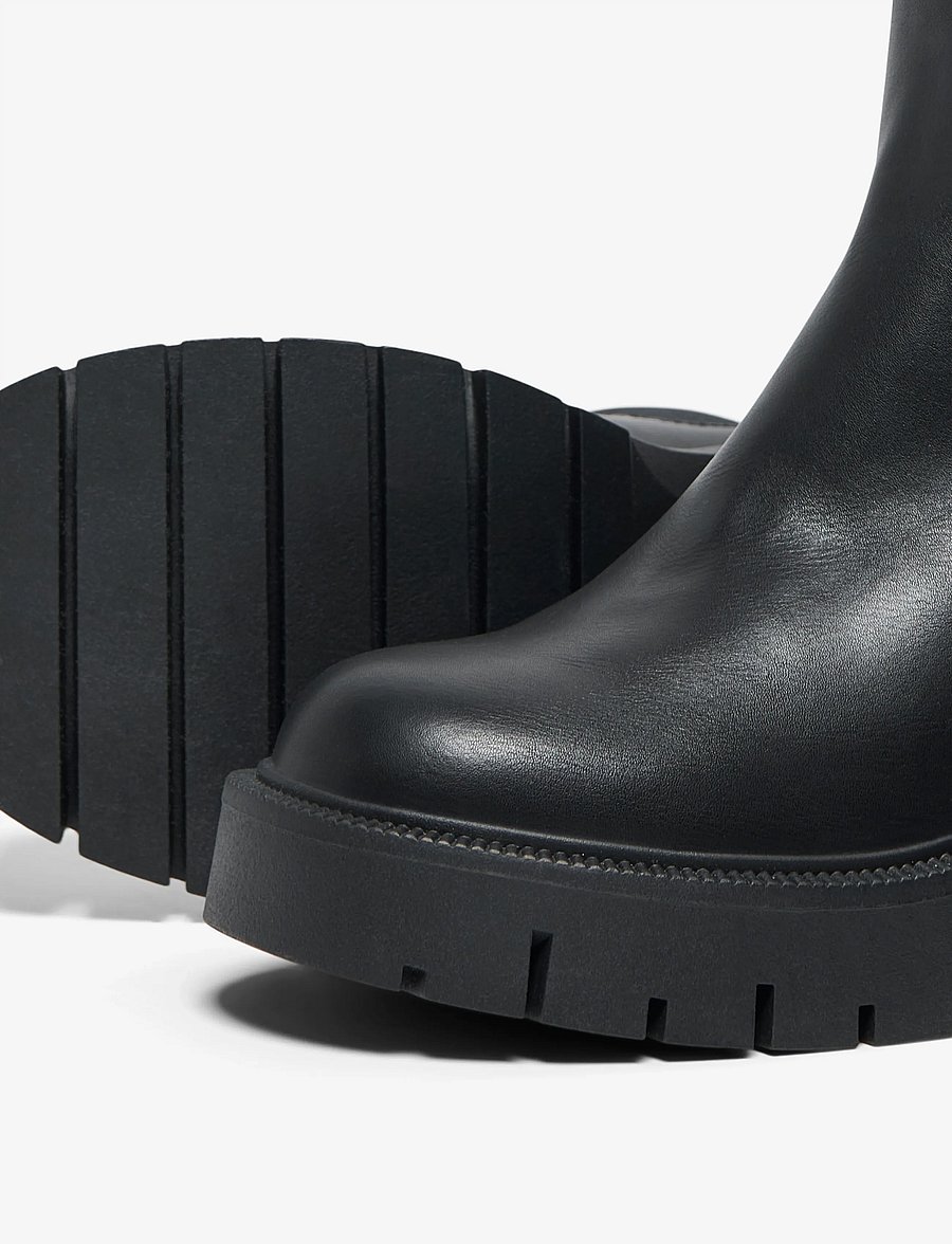 ONLY - ONLBLUEBELL-1 CHELSEA BOOT NOOS - kontsaga poolsaapad - black - 4