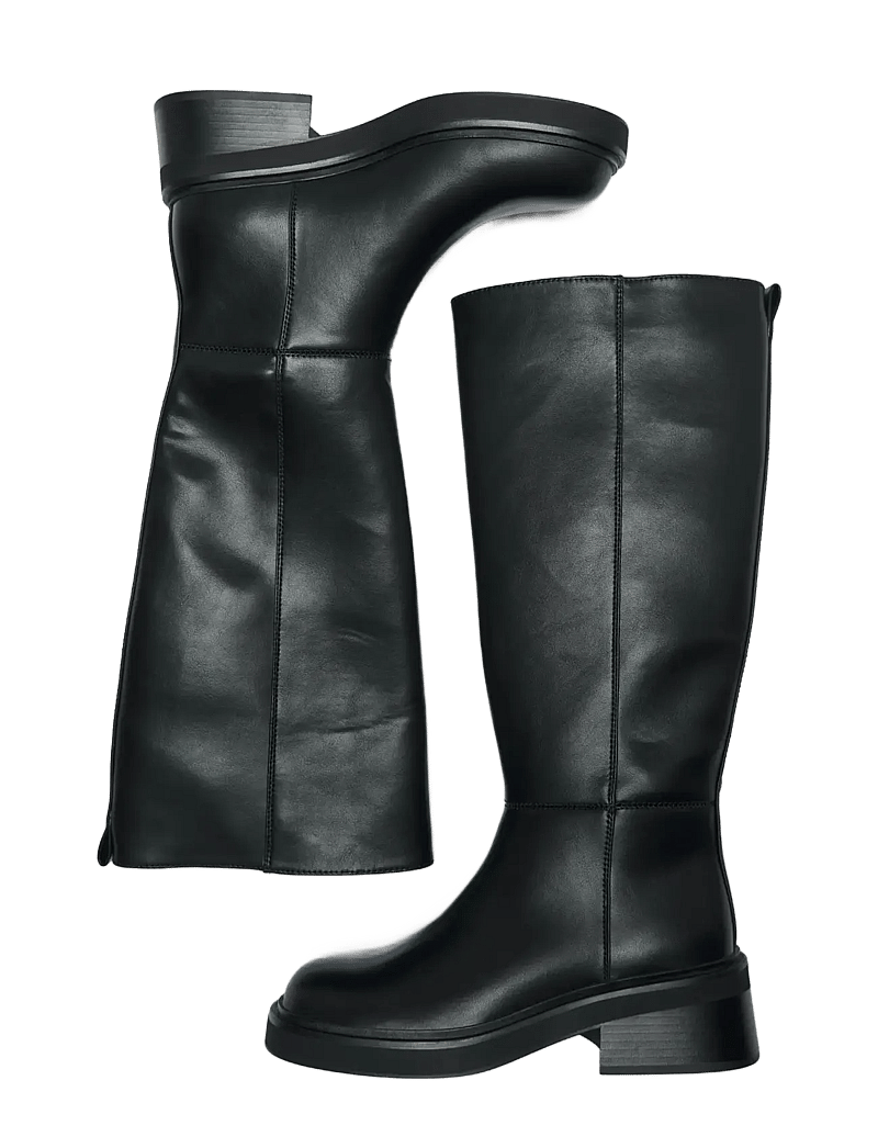 ONLY - ONLBUTTER-4 KNEE HIGH BOOT - há stígvél - black - 1