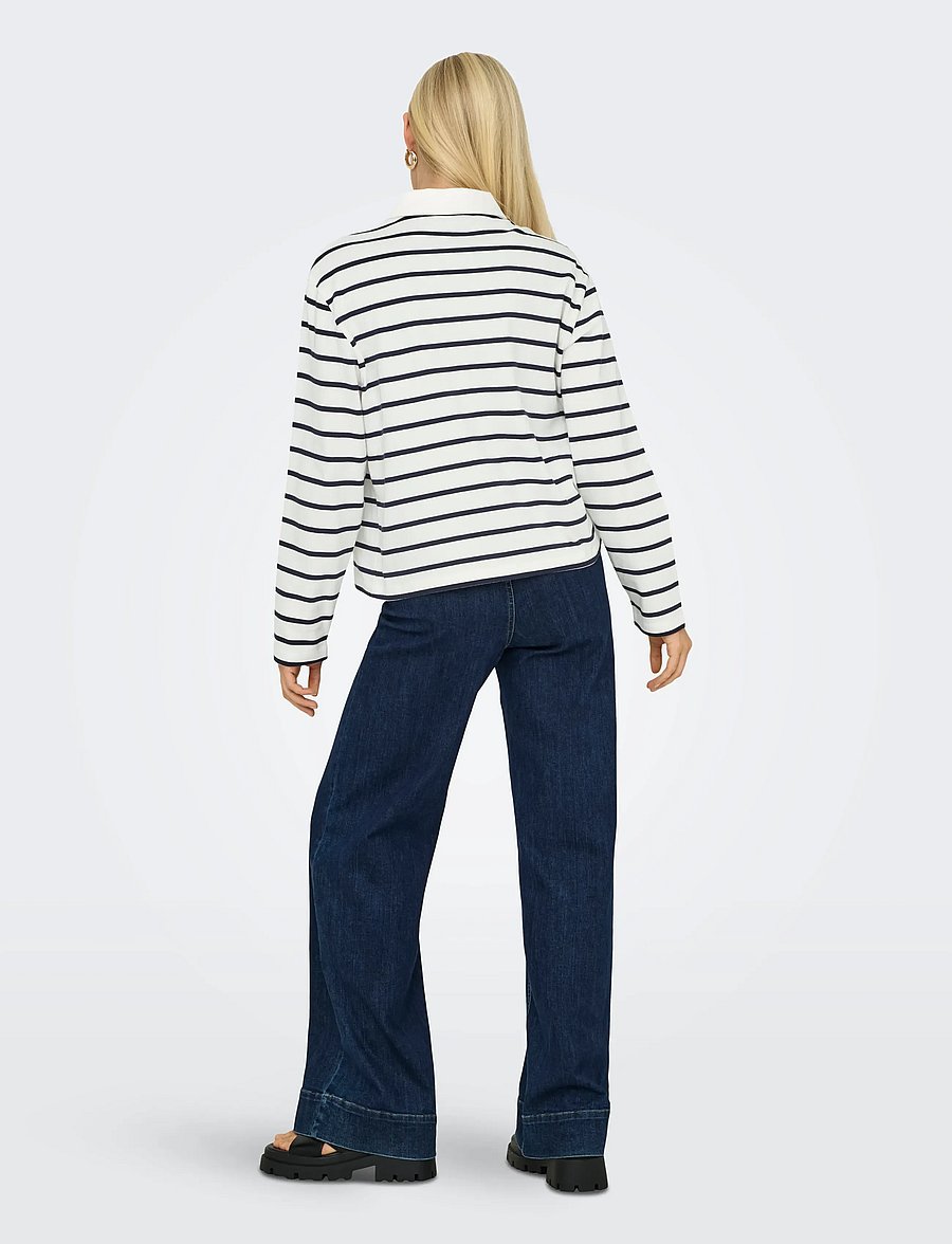 ONLY - ONLSIRA L/S POLO JRS - poloer - night sky - 3