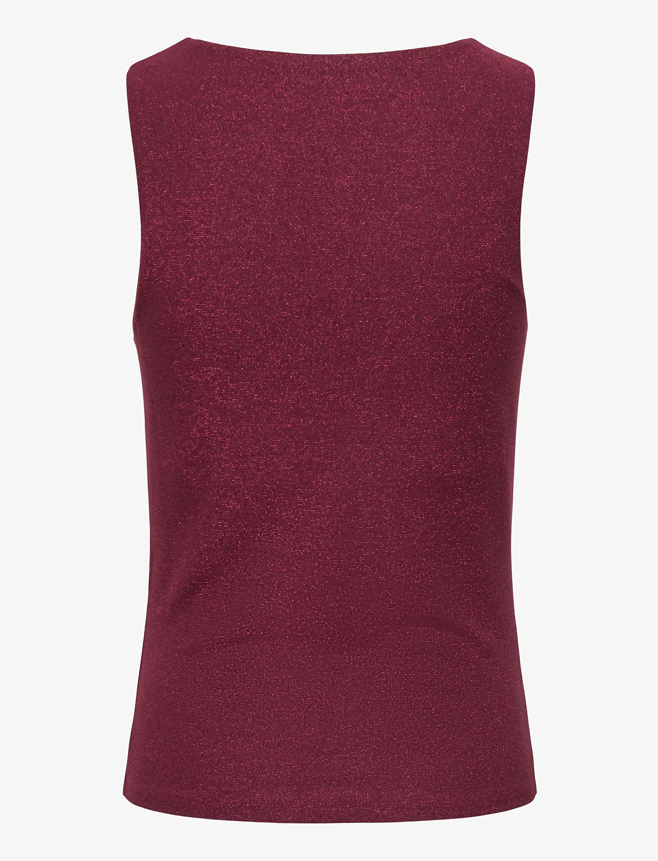 ONLY - ONLEA GLITTER S/L 2-WAYS TOP JRS NOOS - hauts sans manches - chocolate truffle - 2