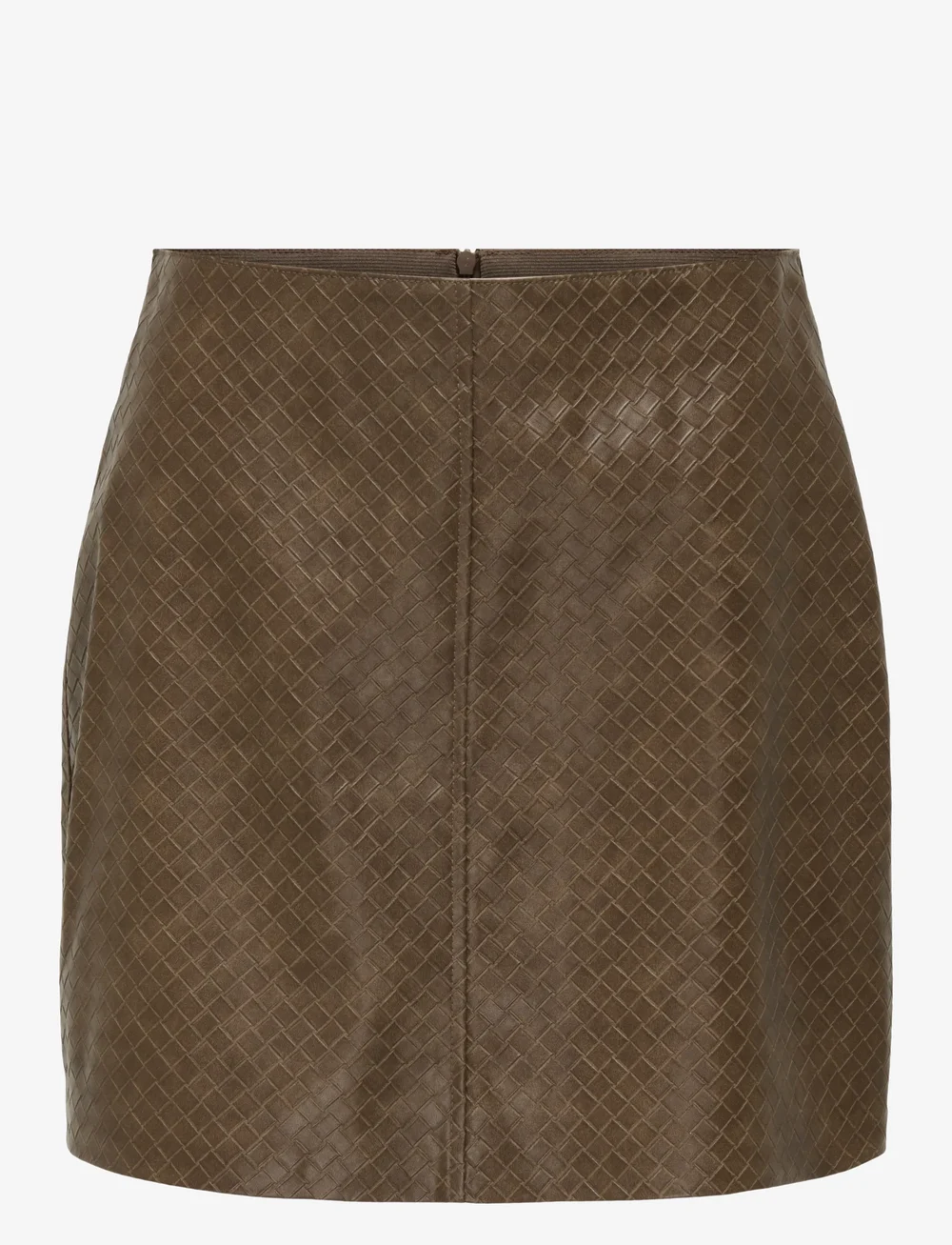 ONLY - ONLSAKU BRAID FAUX LEATHER SKIRT OTW - miniseelikud - carafe - 0