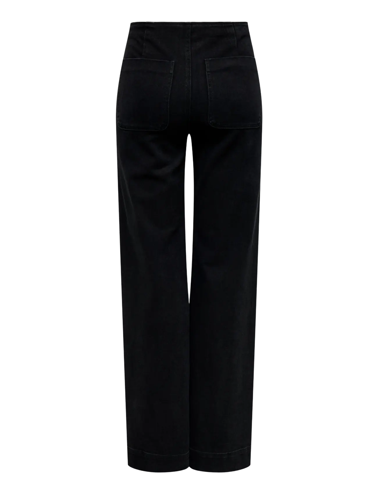 ONLY - ONLMADELINE HW WD POCKET DNM GUA554 NOOS - black denim - 2