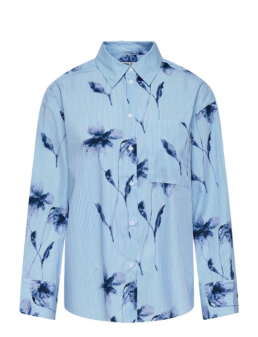 ONLY - ONLNANO LIFE LS SHIRT WVN - langärmlige hemden - bright white - 1