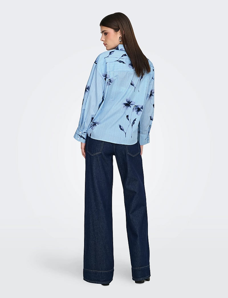 ONLY - ONLNANO LIFE LS SHIRT WVN - langärmlige hemden - bright white - 3