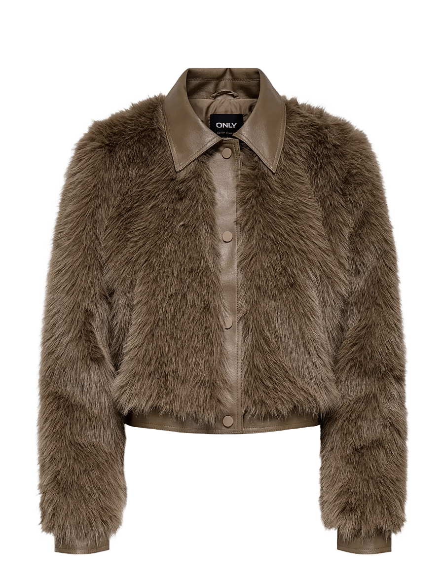 ONLY - ONLYUMI LIFE FAUX FUR JACKET OTW - faux fur - mountain trail - 1