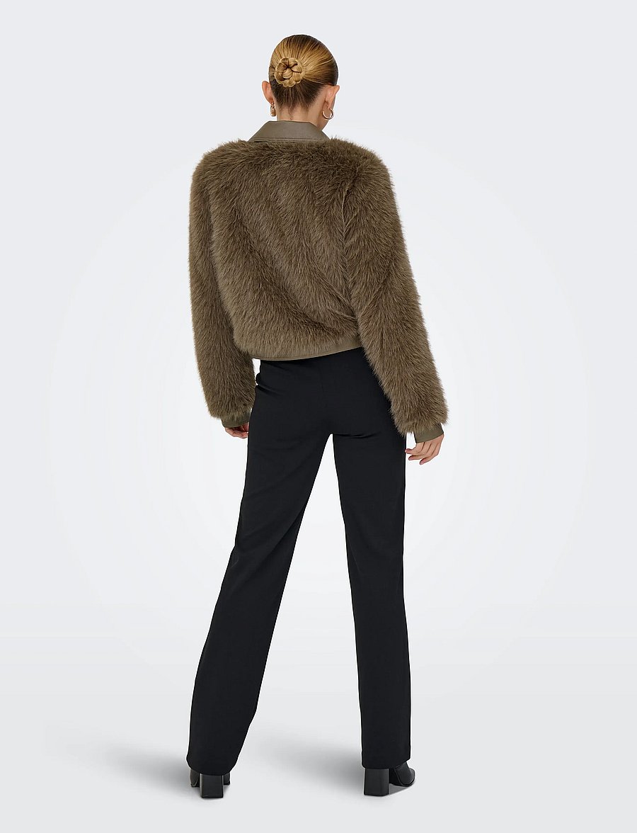 ONLY - ONLYUMI LIFE FAUX FUR JACKET OTW - faux fur - mountain trail - 3