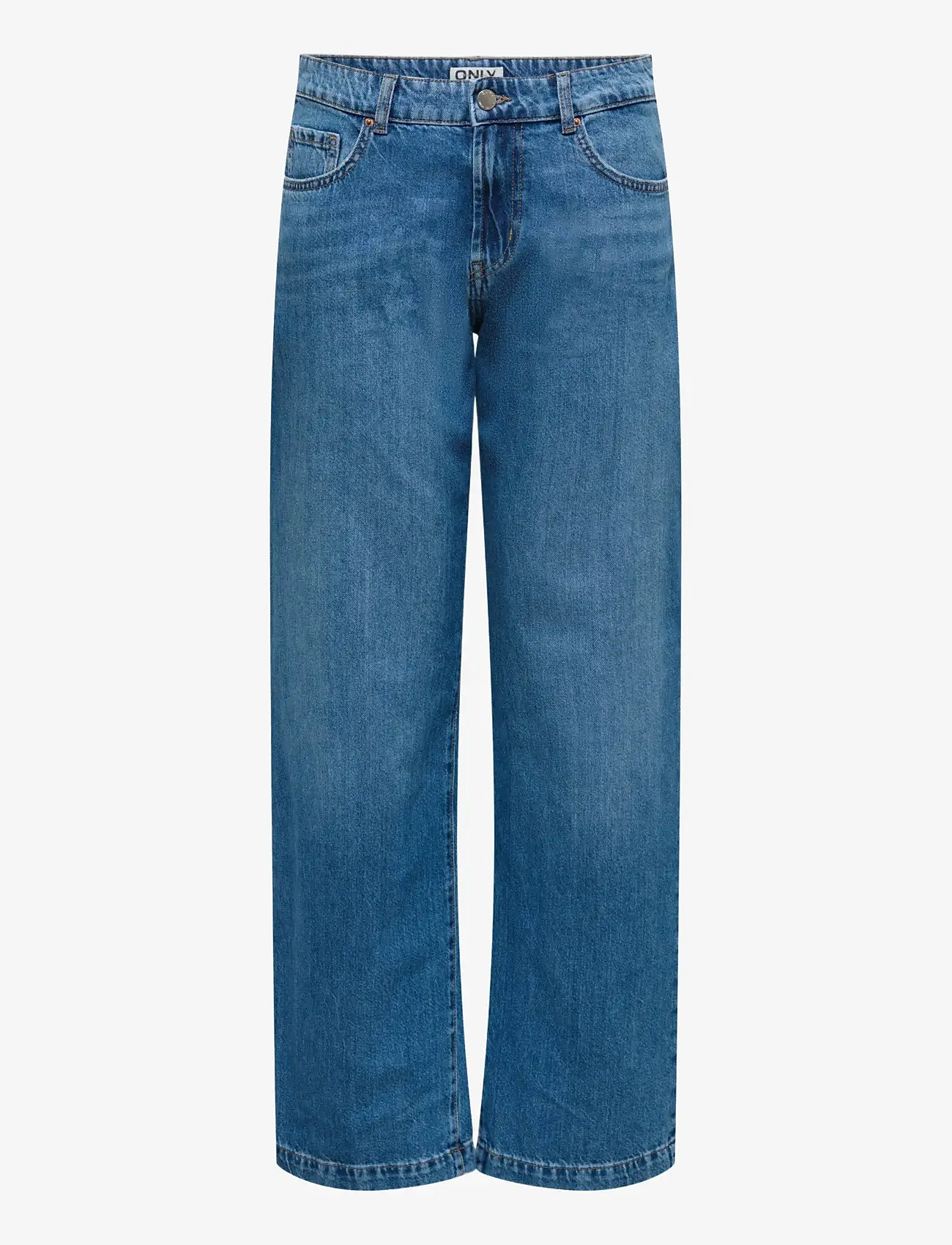 ONLY - ONLMAGDEBURG REG WIDE DNM PIM512 MOCH - hosen mit weitem bein - medium blue denim - 1