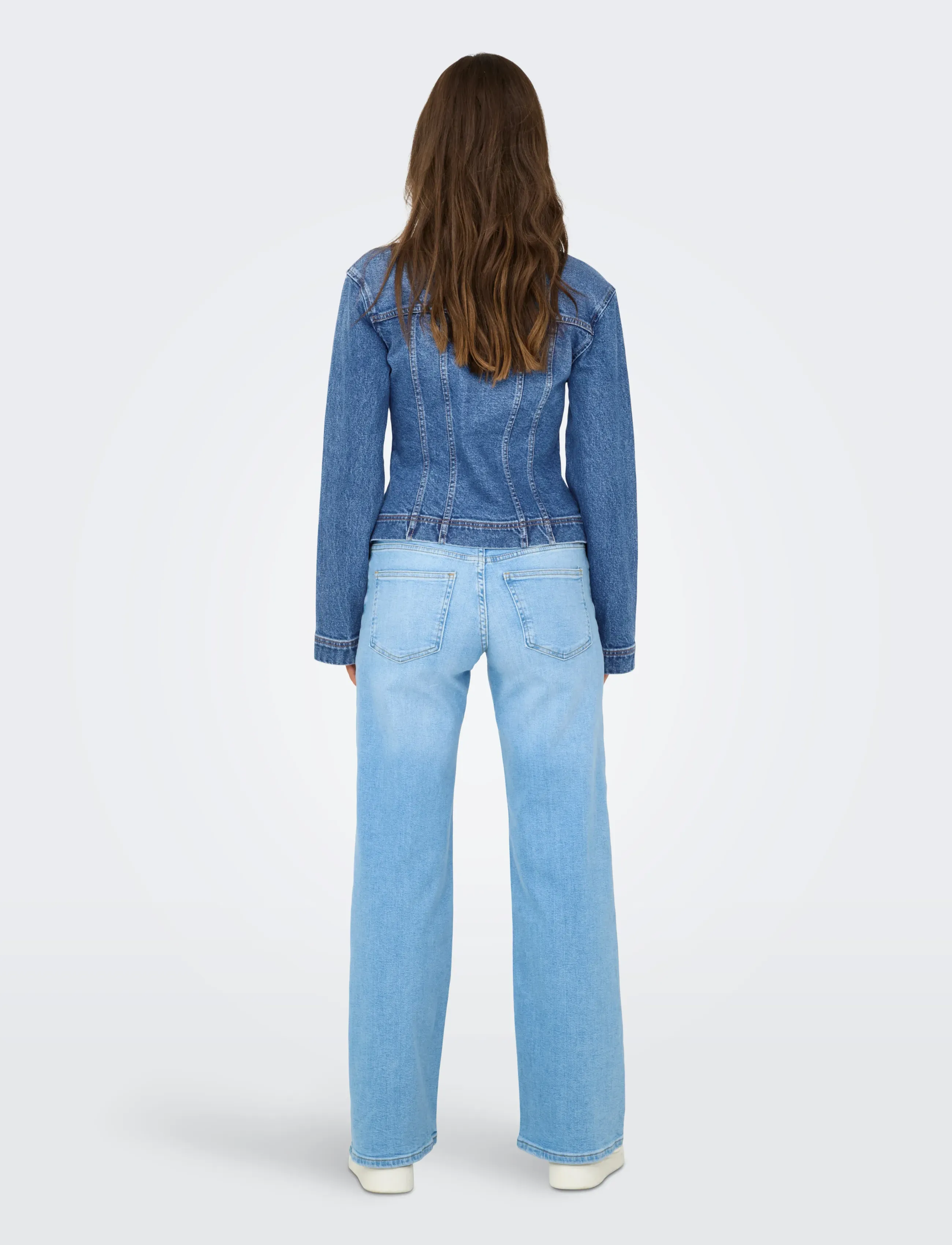 ONLY - ONLISABEL LS ASYM DNM JKT MAE - pavasara jakas - medium blue denim - 3