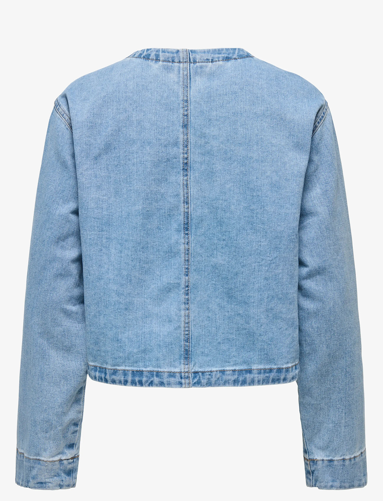 ONLY - ONLPALMA LS POC DNM JKT GUA - denimjakker - light blue denim - 1