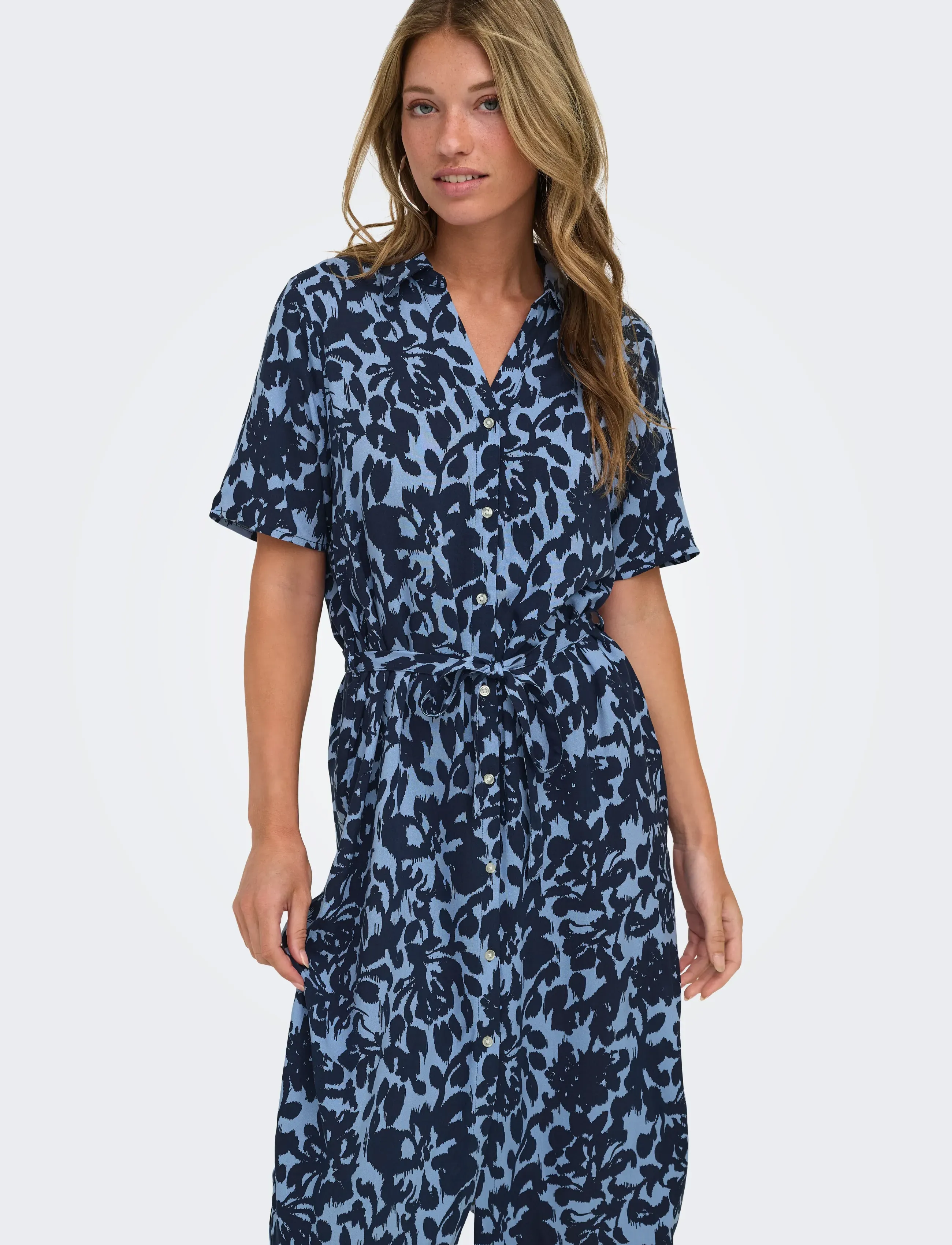 ONLY Onlyasmin S/S Shirt Dress Wvn Noos skjortklänningar dam – bild 6