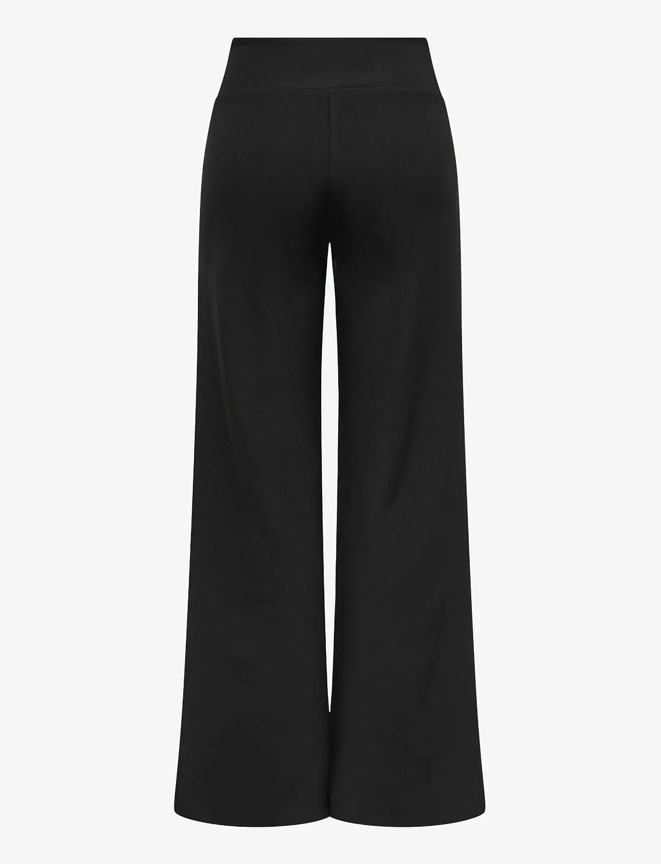 ONLY - ONLCLEVER HW WIDE PANT PNT - hosen mit weitem bein - black - 2
