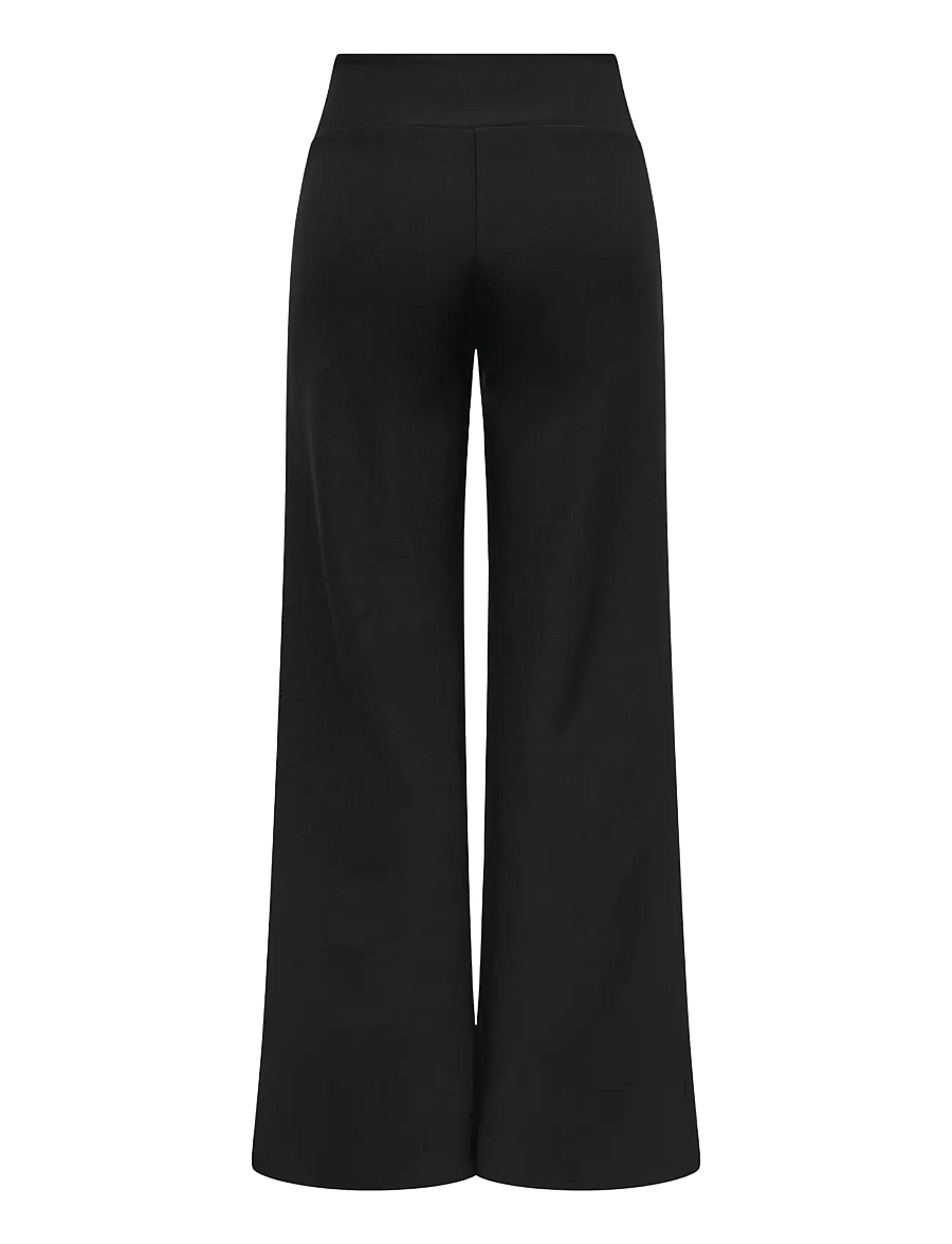 ONLY - ONLCLEVER HW WIDE PANT PNT - pantalons larges - black - 2