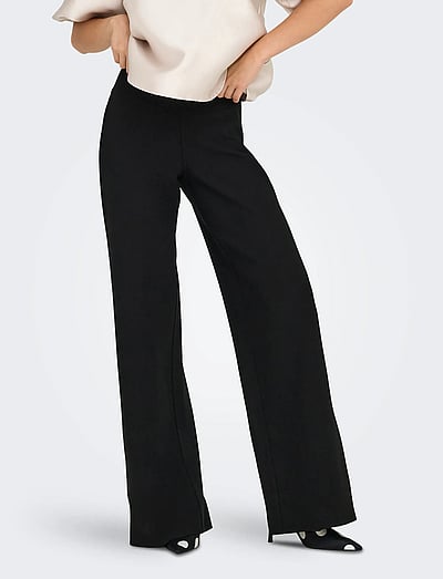 Onlclever Hw Wide Pant Pnt - Bukser Med Brede Ben