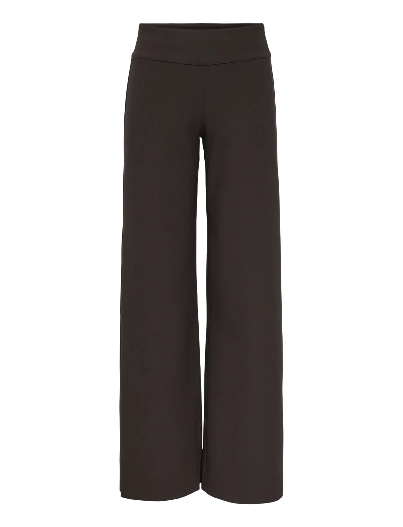ONLY ONLCLEVER HW WIDE PANT PNT - Clothing - CHOCOLATE TORTE / brown