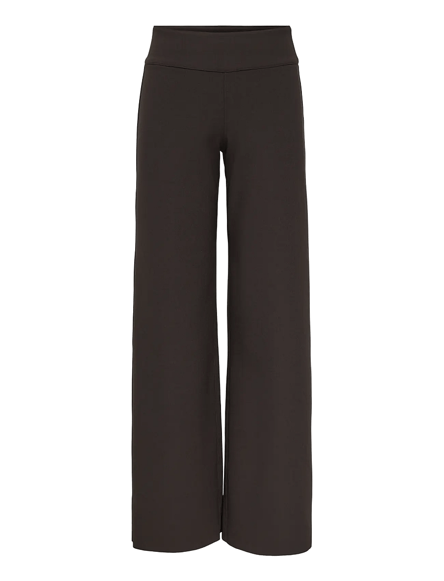 ONLY - ONLCLEVER HW WIDE PANT PNT - bukser med brede ben - chocolate torte - 0