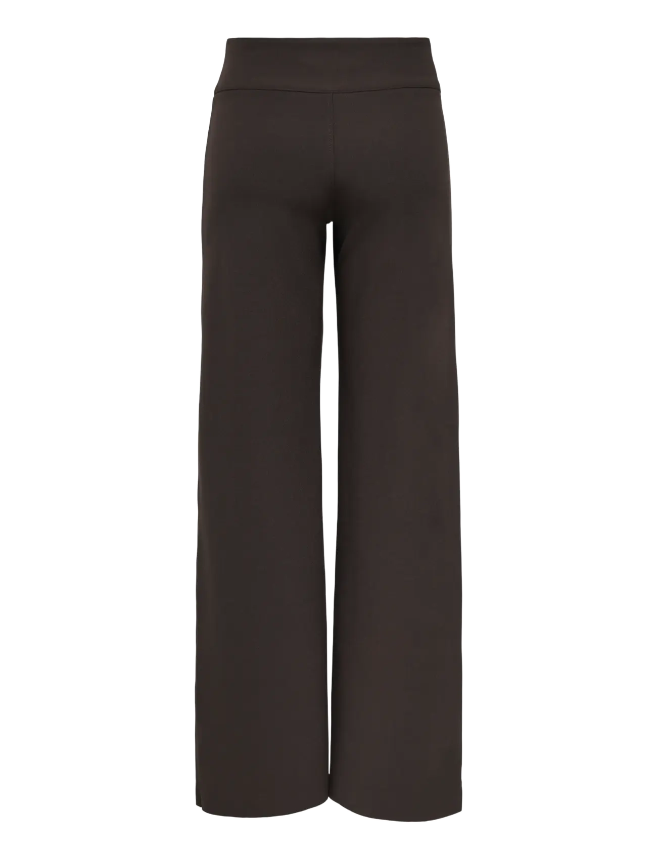 ONLY - ONLCLEVER HW WIDE PANT PNT - hosen mit weitem bein - chocolate torte - 1