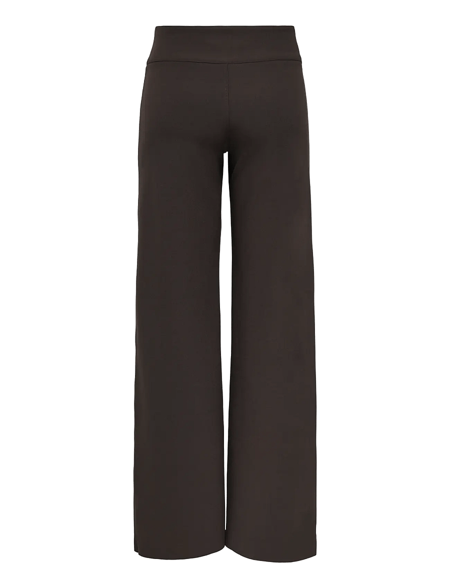 ONLY - ONLCLEVER HW WIDE PANT PNT - bukser med brede ben - chocolate torte - 1