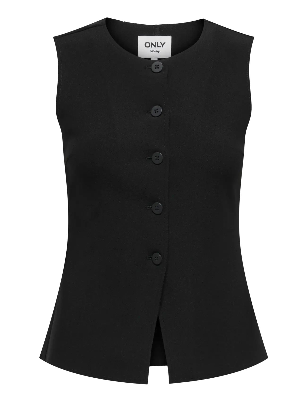 ONLY ONLCLEVER LIFE S/L WAISTCOAT TLR - Tøj - BLACK / black