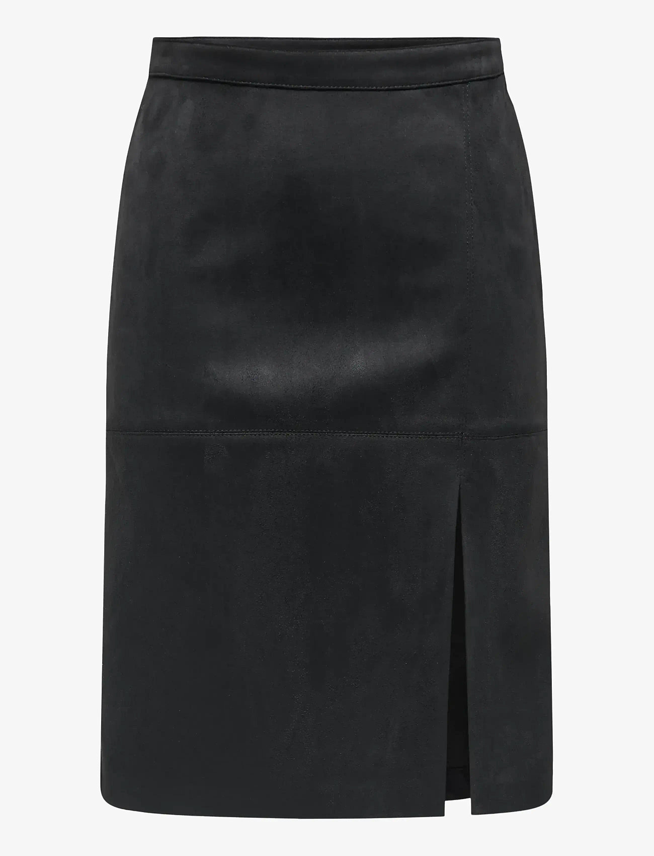 ONLY - ONLOLINE LIFE FAUX SUEDE SKIRT OTW - jupes crayon - black - 1