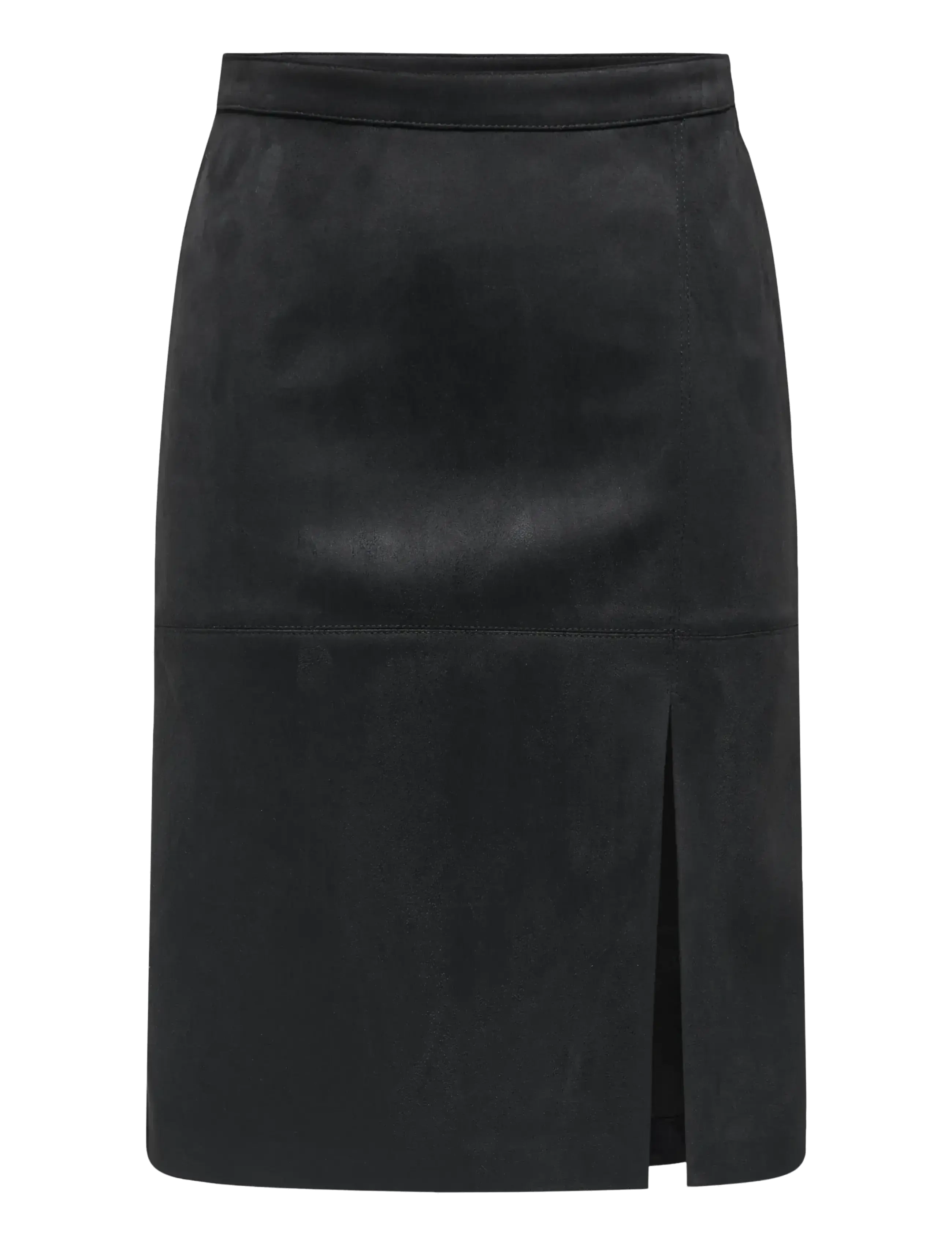 ONLY ONLOLINE LIFE FAUX SUEDE SKIRT OTW - Bleistiftröcke - BLACK / black