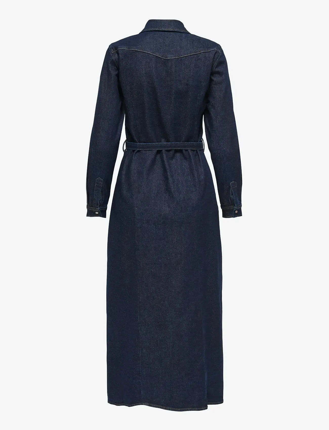 ONLY - ONLCAMOMILE LS DNM DRESS BF MAE - hemdkleider - dark blue denim - 2